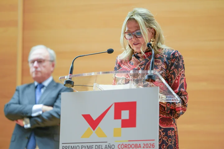 Maite Hidalgo durante su intervención en la gala